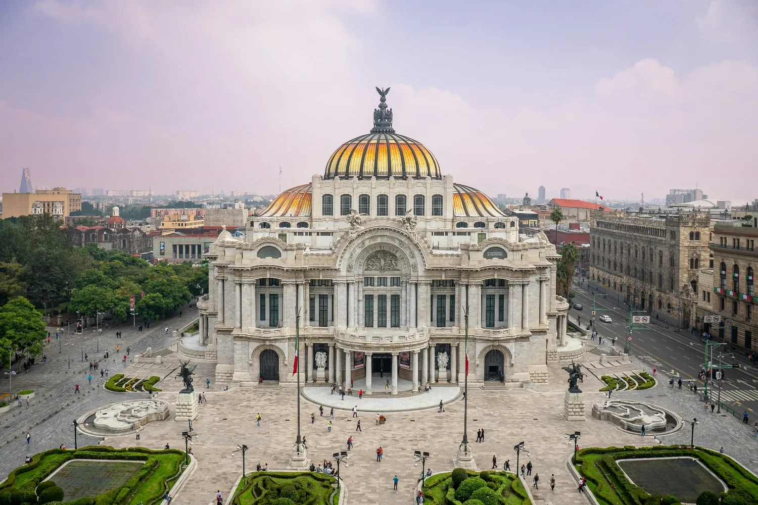 Palacio de Bellas Artes, Avenida Juarez, Historic center of Mexico City, Centro, Mexico