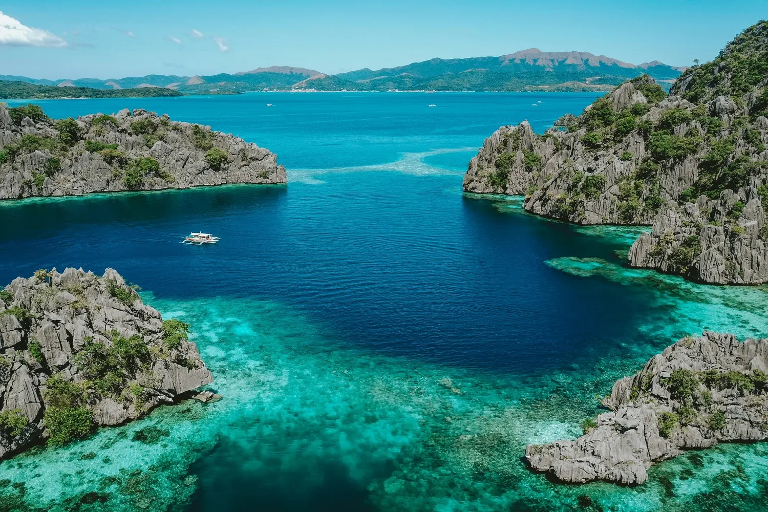 Twin Lagoon in Coron, Philippines