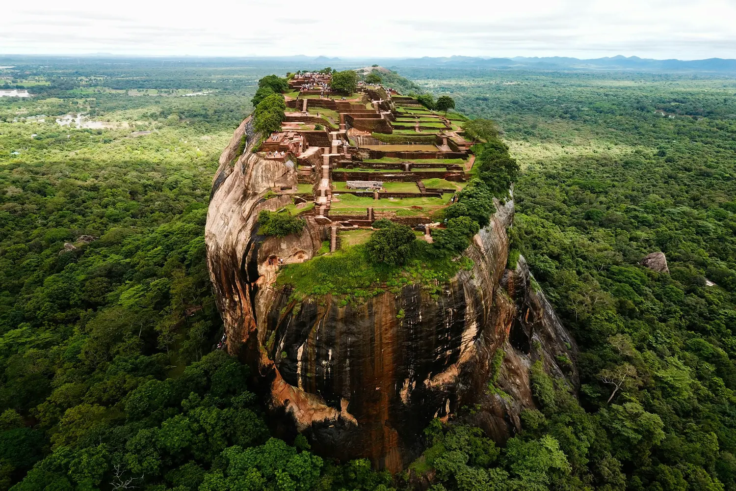 Lion Rock, located in Sri Lanka