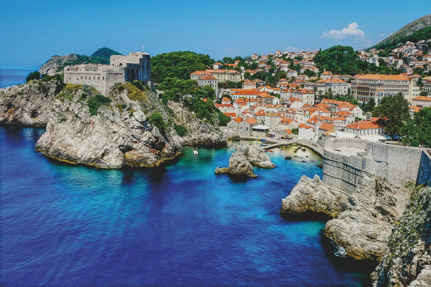 Dubrovnik, Croatia - Historic Coastal City and Adriatic Sea
