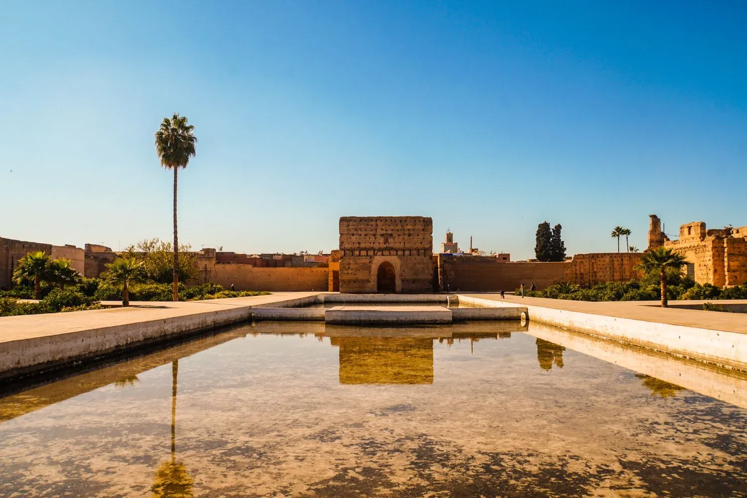 El Badi Palace in Marrakech, Marrakech-Safi, Marocco