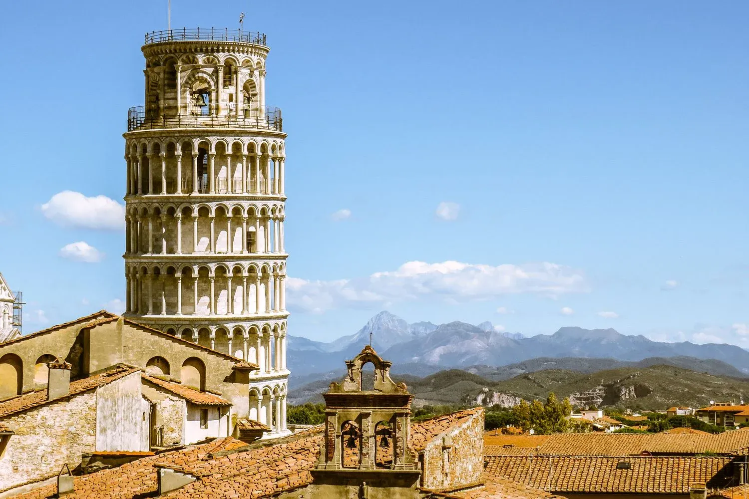 Leaning Tower of Pisa in Italy