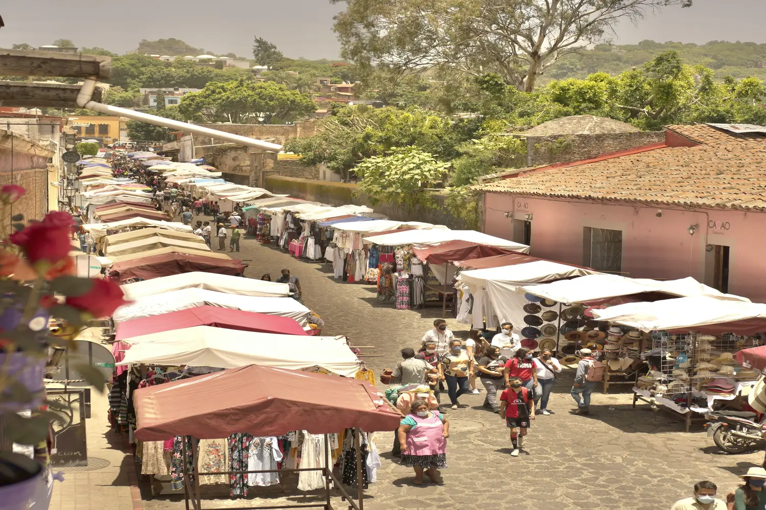 open-air street fair
