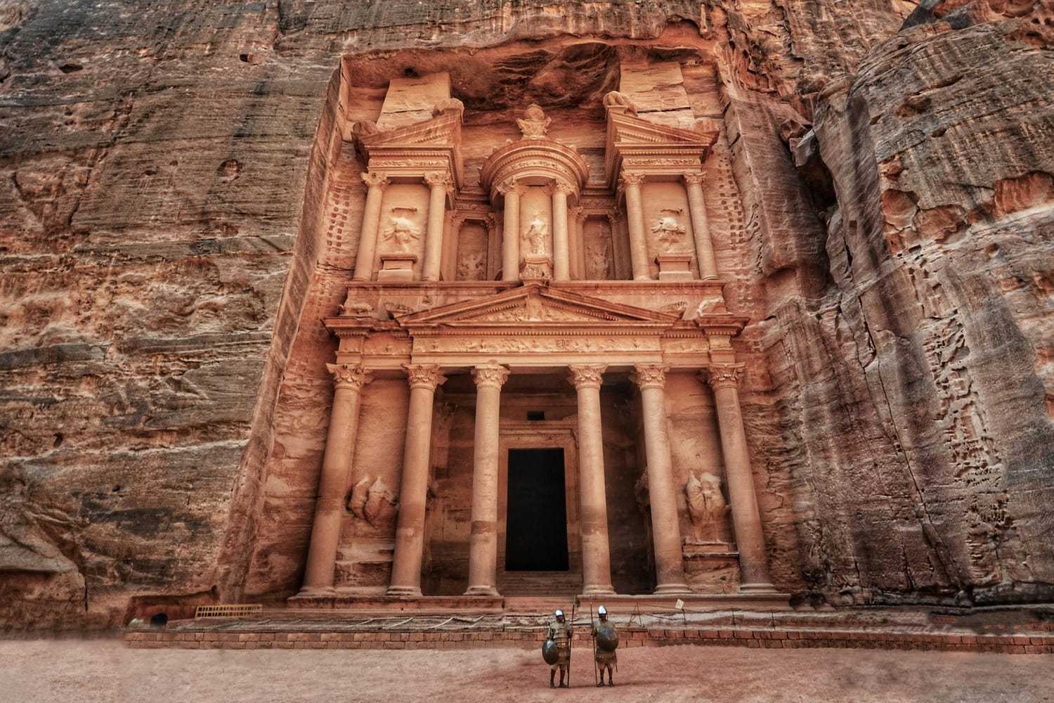 Al-Khazneh in the ancient city of Petra, Jordan