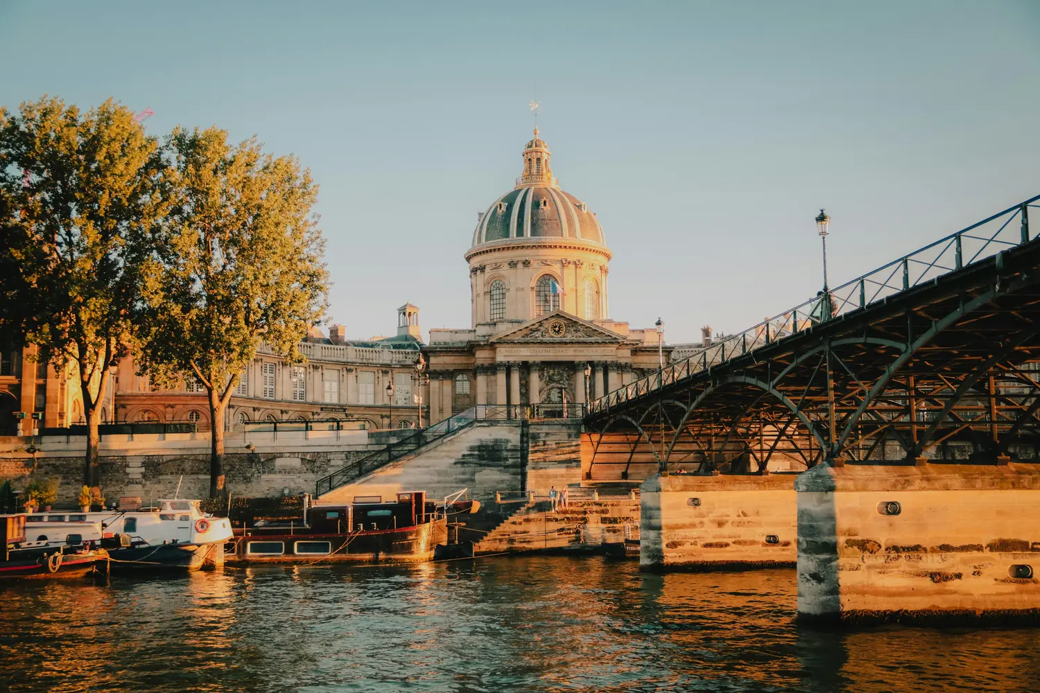 Golden Hour at the Pont des Arts and Institut de France