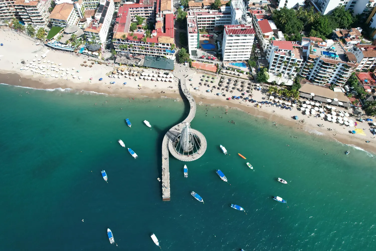 Los Muertos Pier, Puerto Vallarta, Jalisco, Mexico