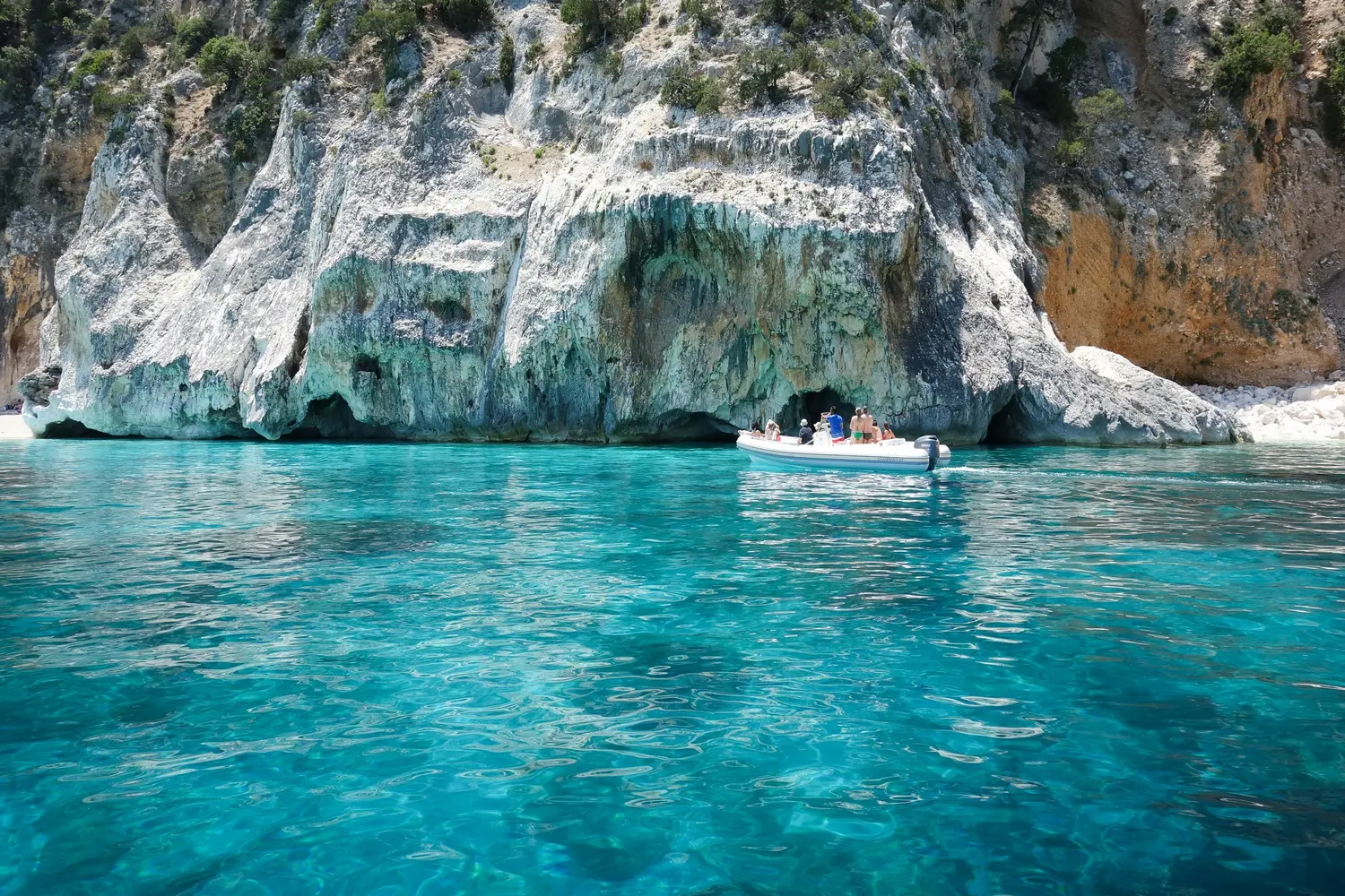 Baunei Coast in the Gulf of Orosei, Sardinia, Italy