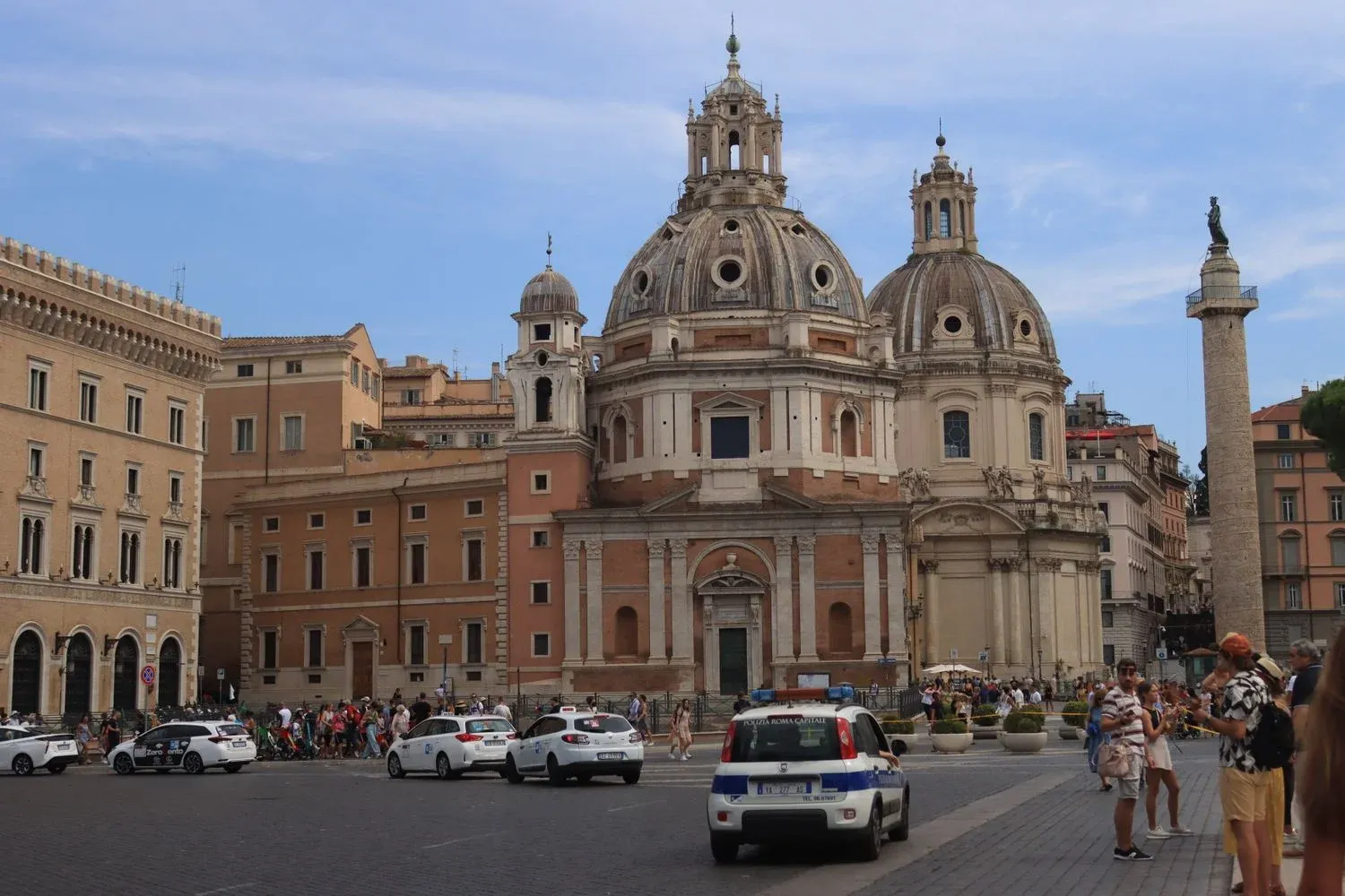 Trajan's Column in Rome, Italy