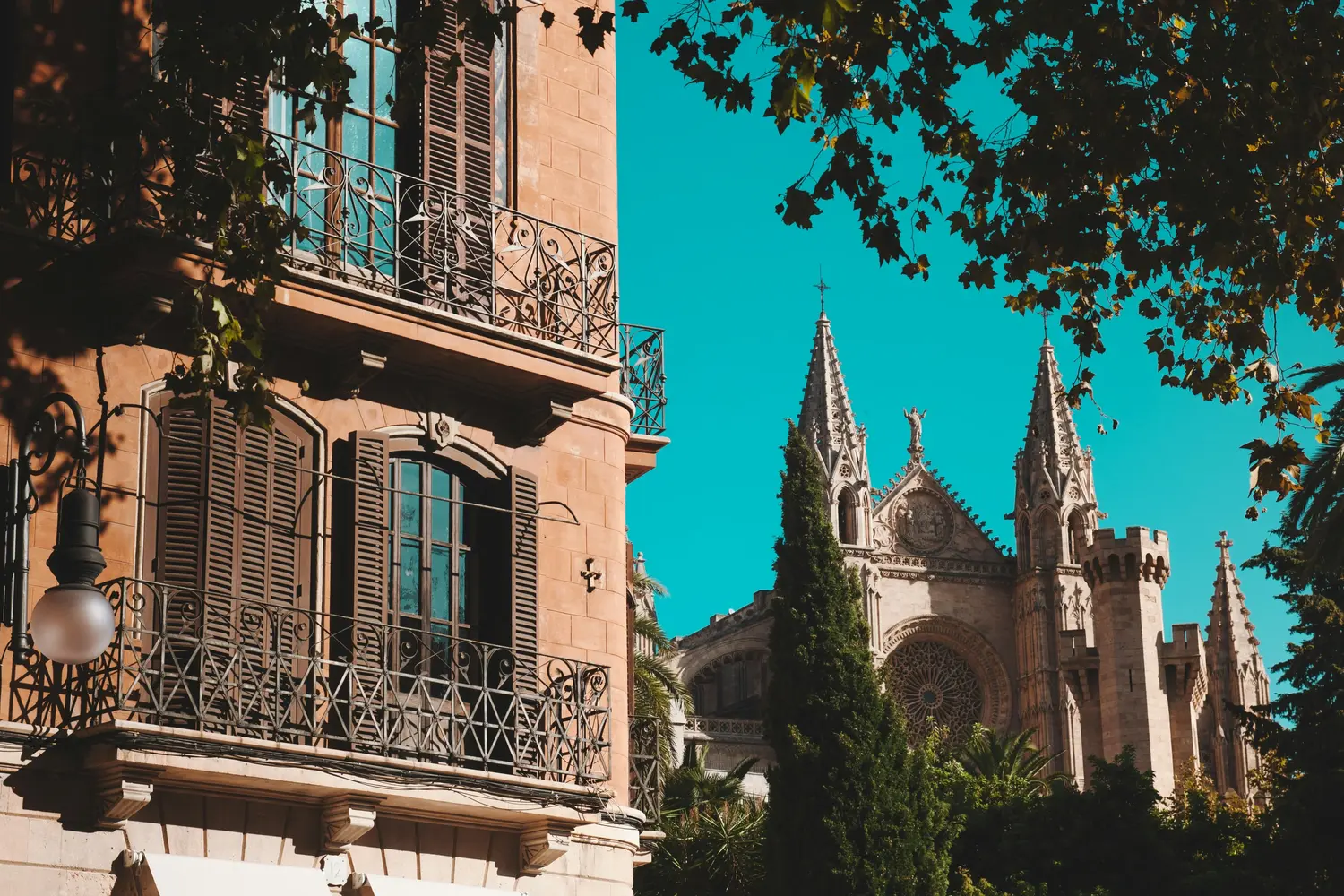 Cathedral of Santa Maria of Palma located in Palma de Mallorca, Spain