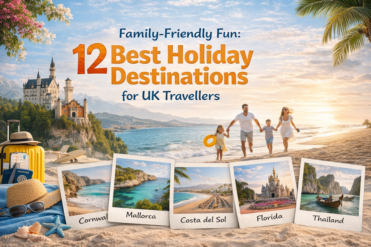 Family-Friendly Fun: 12 Best Holiday Destinations for UK Travellers