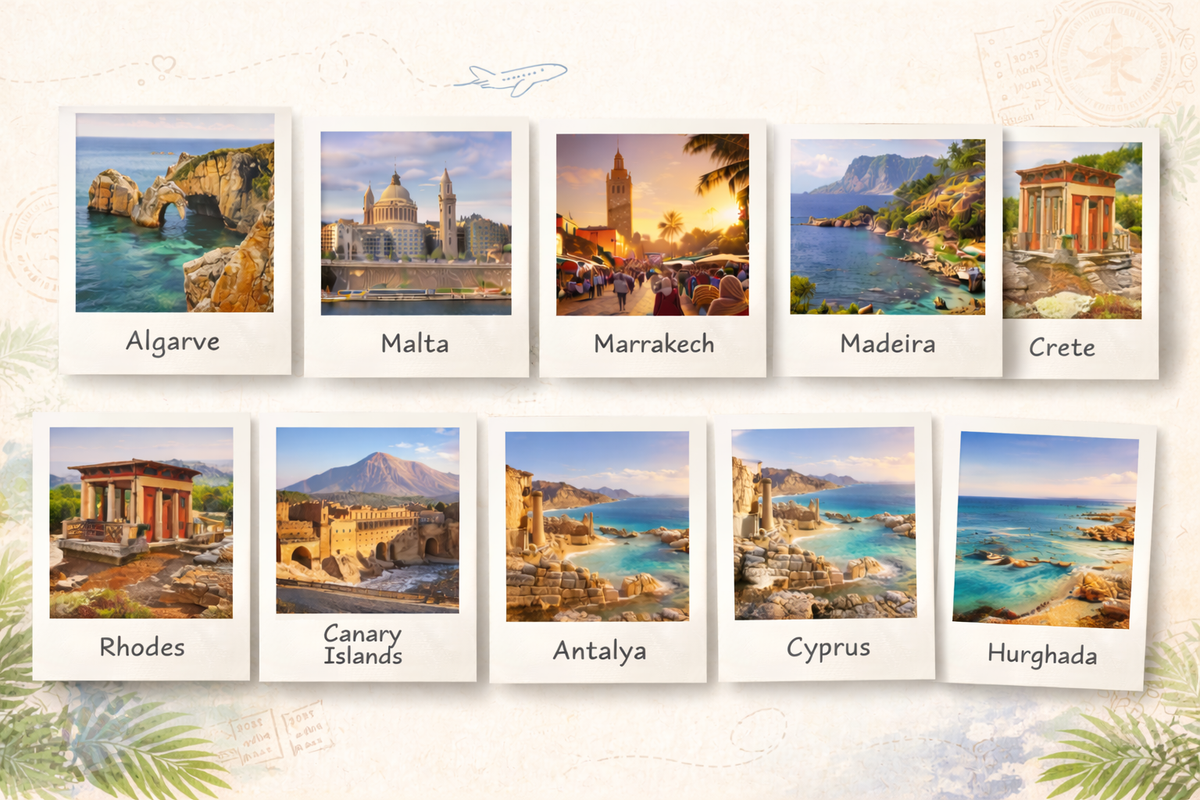 10 Best Destinations for May Holiday for UK Sun Seekers