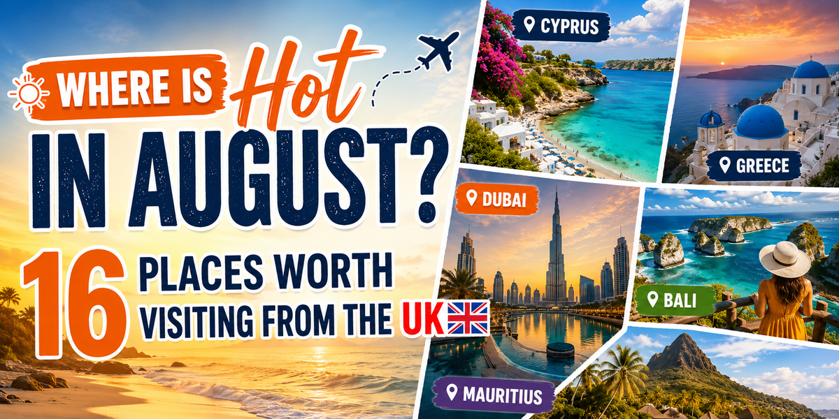 Where Is Hot in August? 16 Places Worth Visiting From the UK