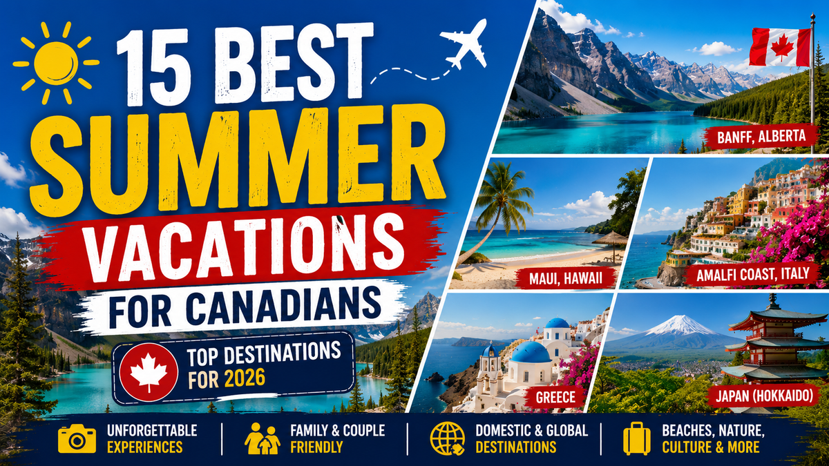 Summer Break Vacations: 15 Perfect Destinations for Canadians
