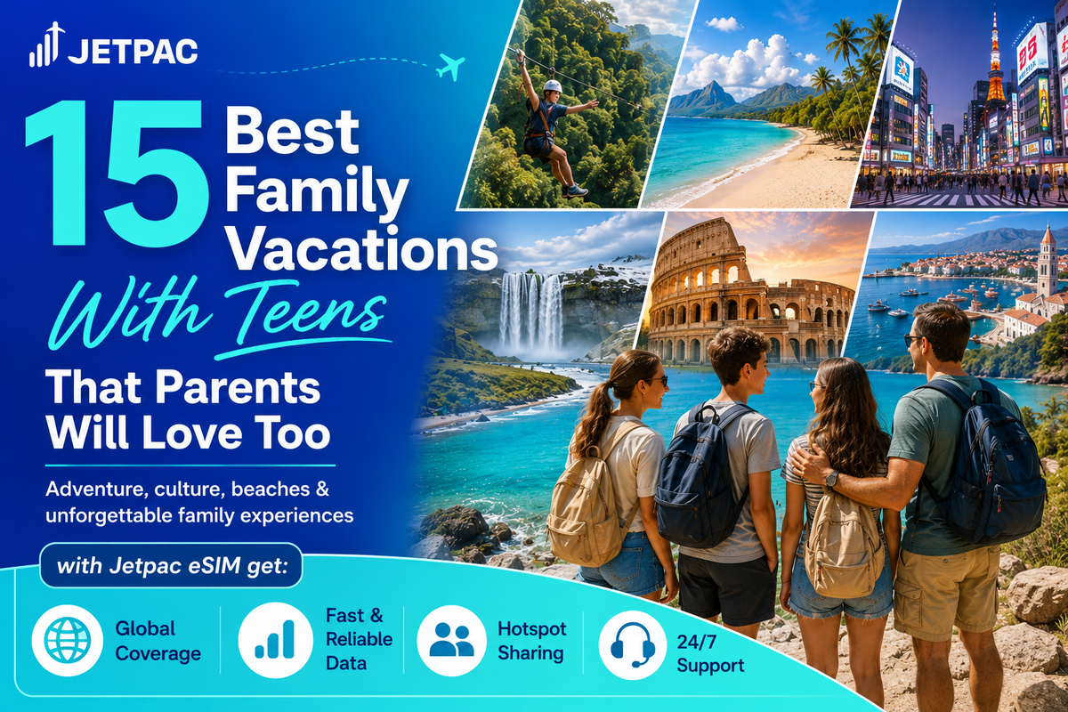 15 best family vacations with teens that parents will love too