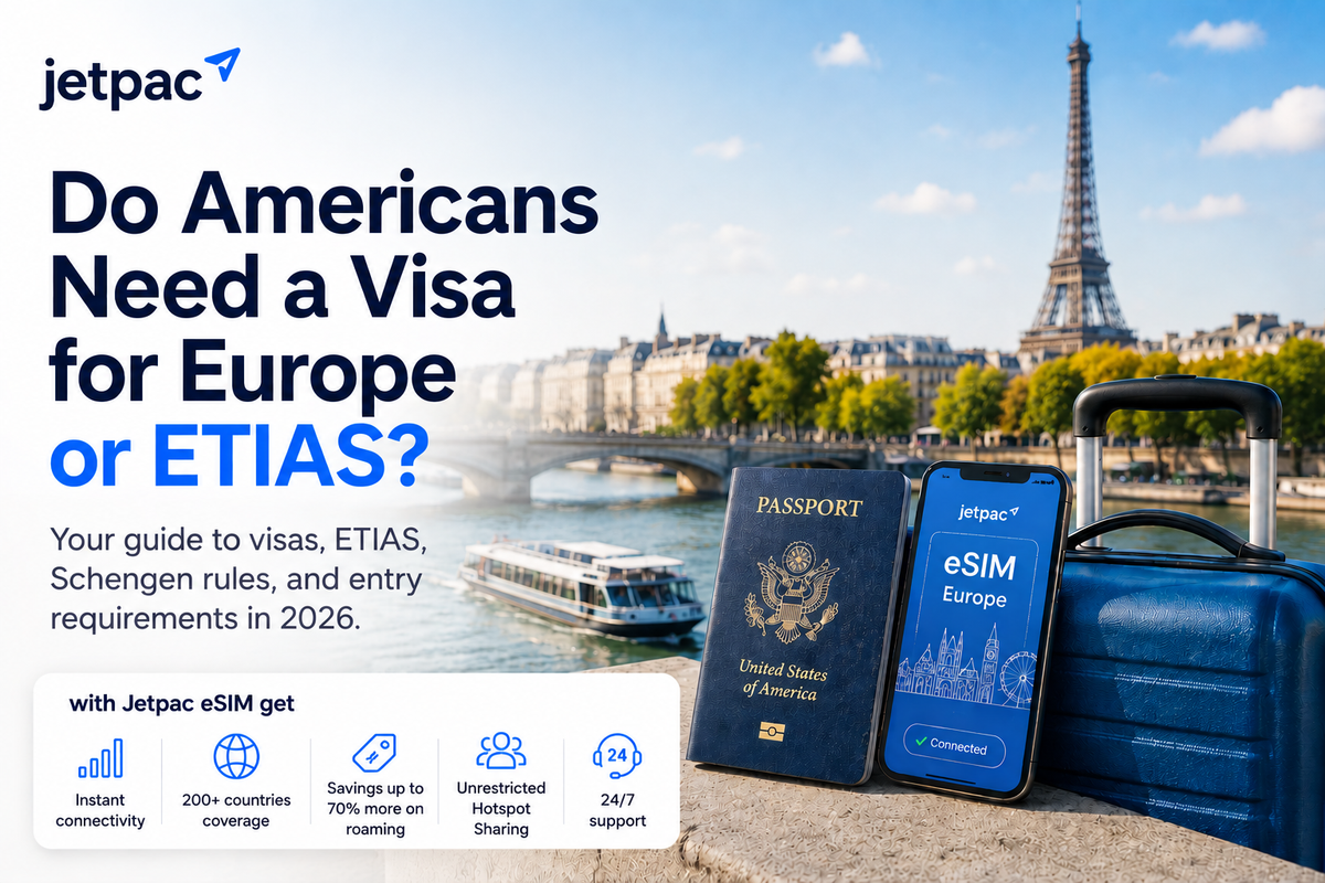 Do Americans Need a Visa for Europe or ETIAS?
