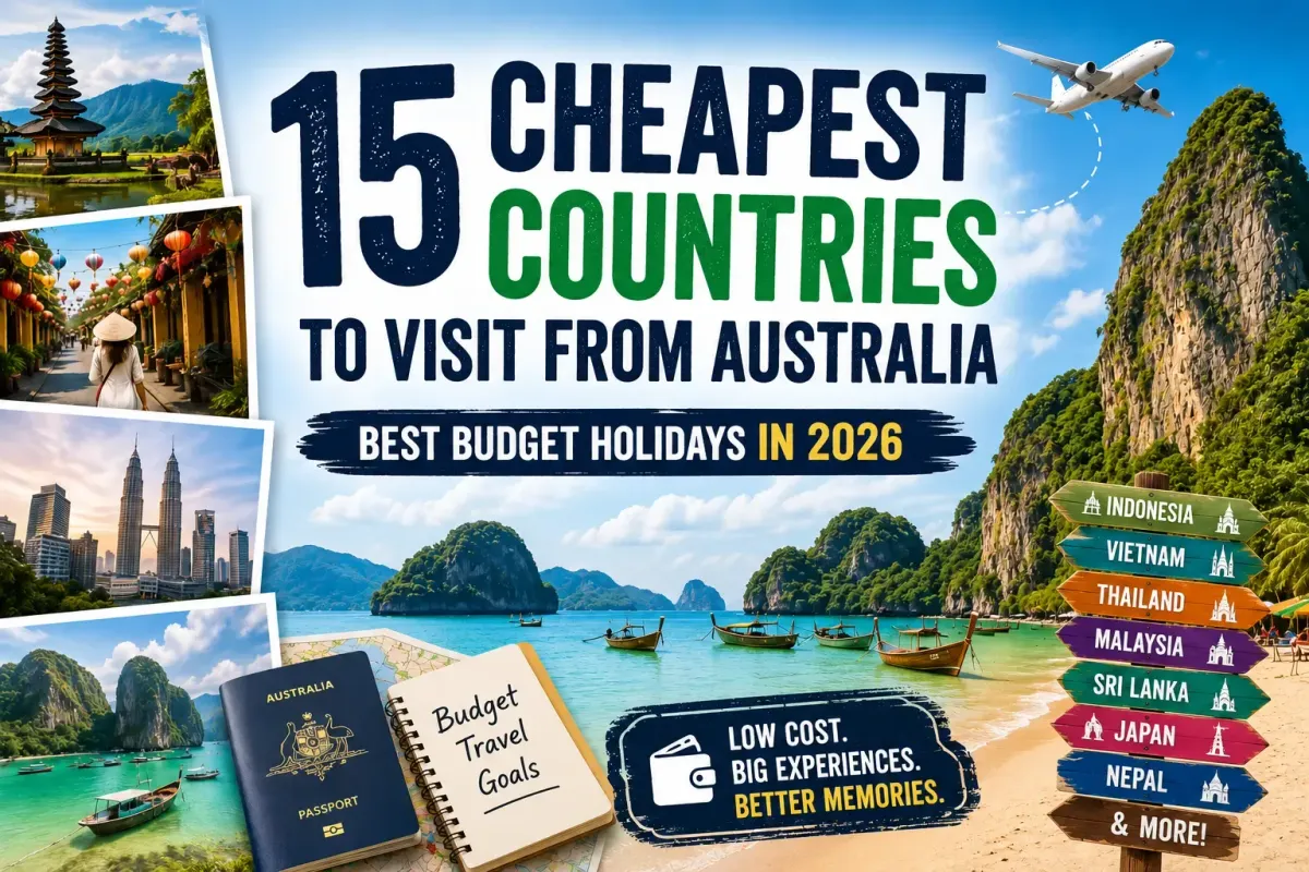 15 Cheapest Countries to Visit from Australia