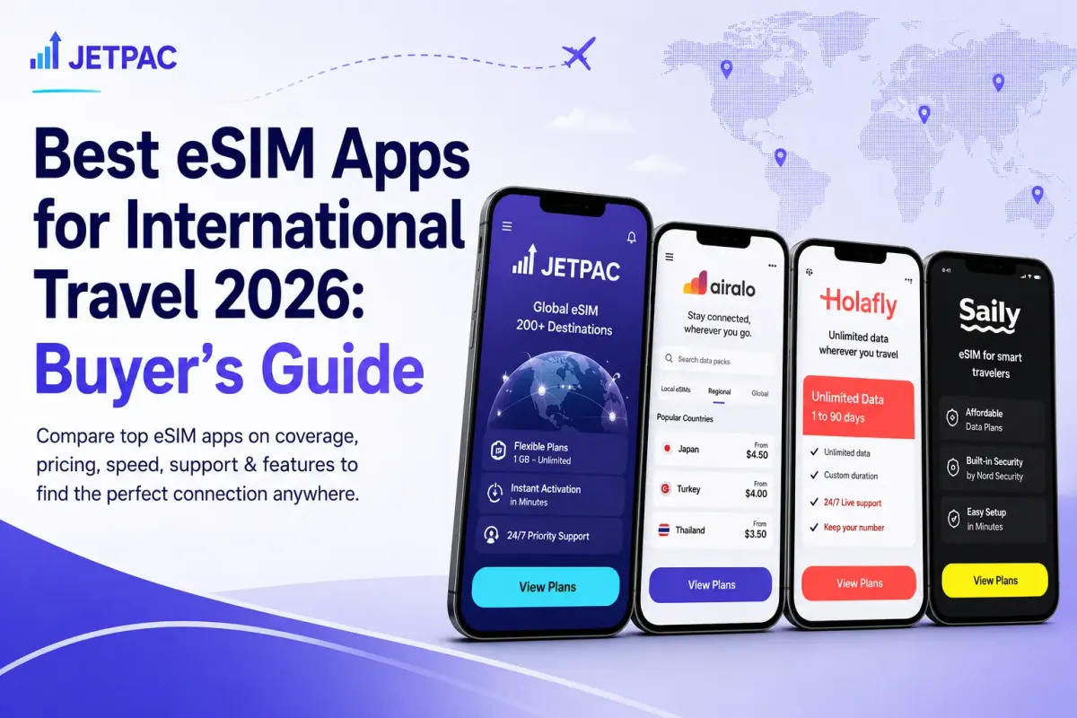 Best eSIM Apps for International Travel 2026: Buyer's Guide