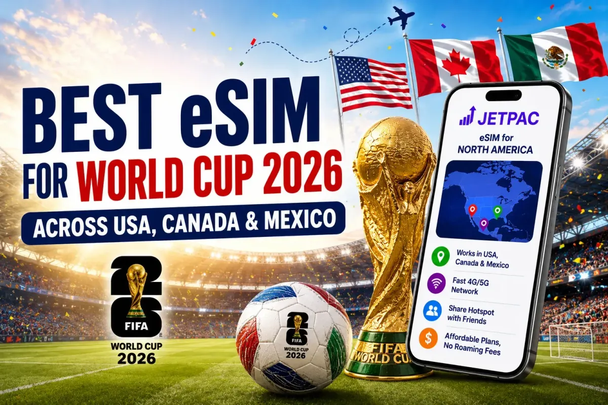 Best eSIM for World Cup 2026 Across USA, Canada, and Mexico (Top Plans Compared)