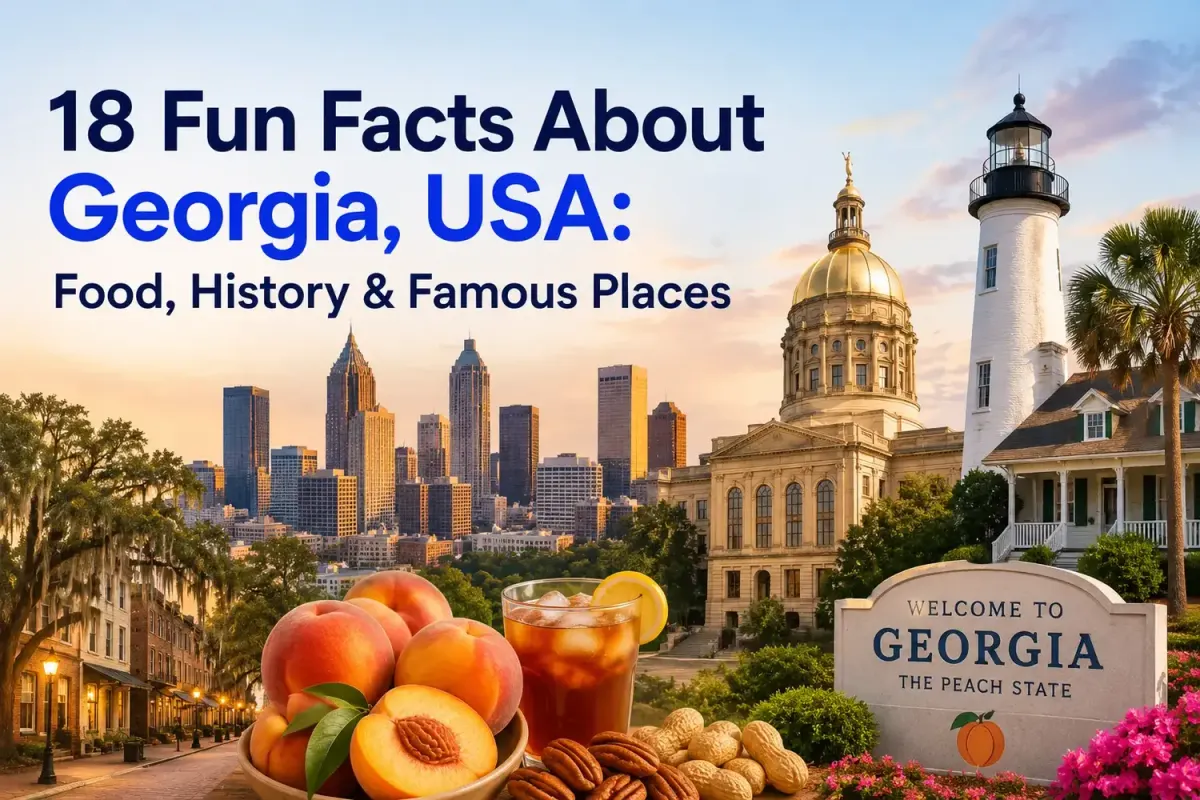 18 Fun Facts About Georgia, USA: Food, History & Famous Places