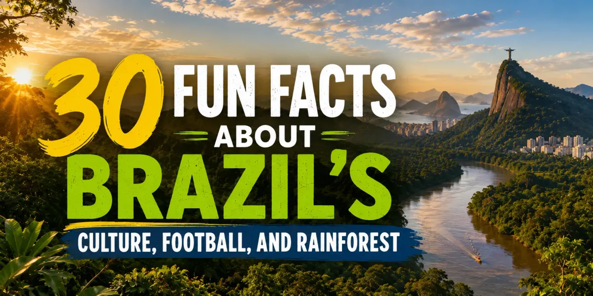30 Fun Facts About Brazil's Culture, Football, and Rainforest