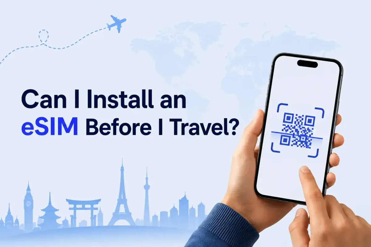 Can I Install an eSIM Before I Travel?