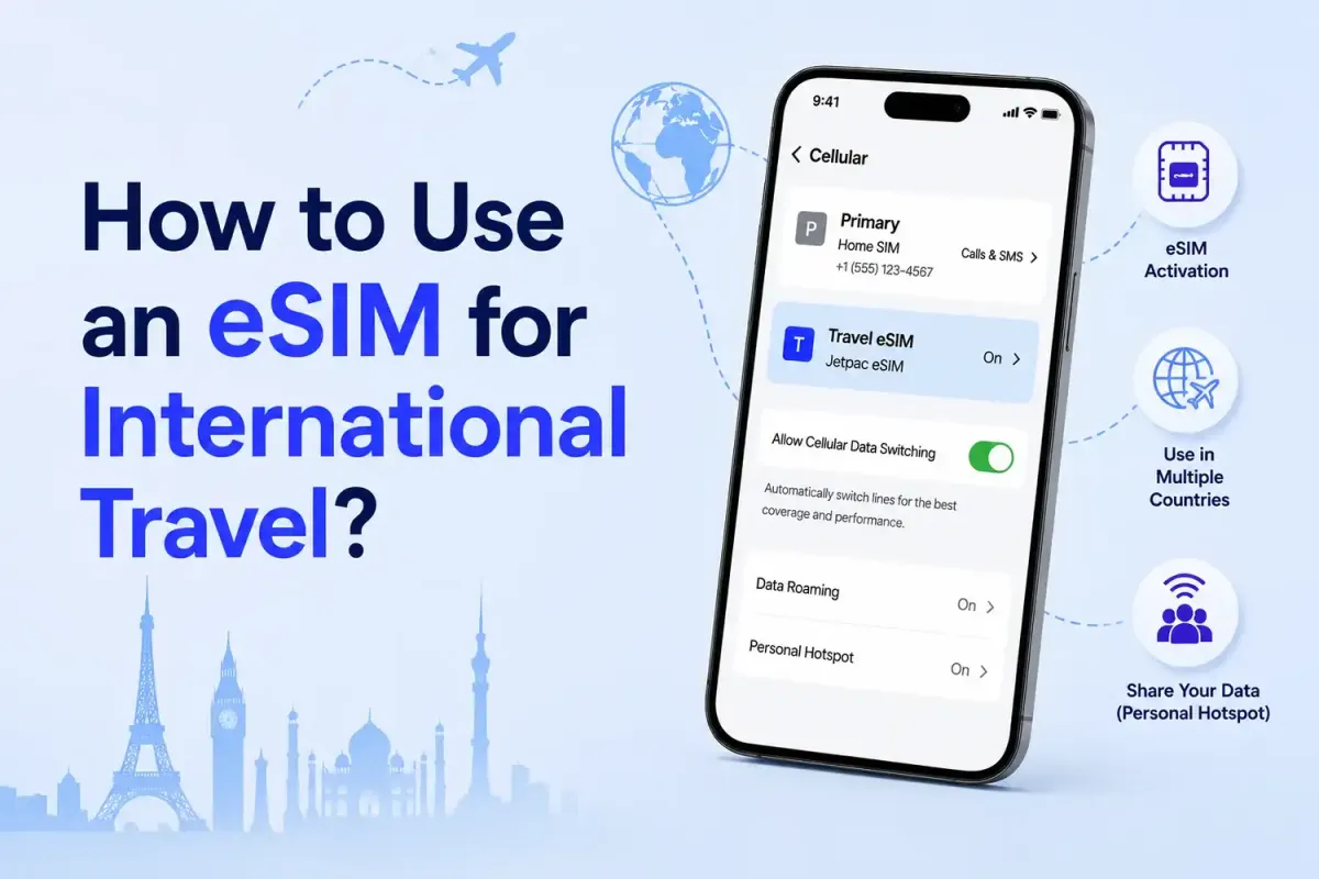 How to Use an eSIM for International Travel?