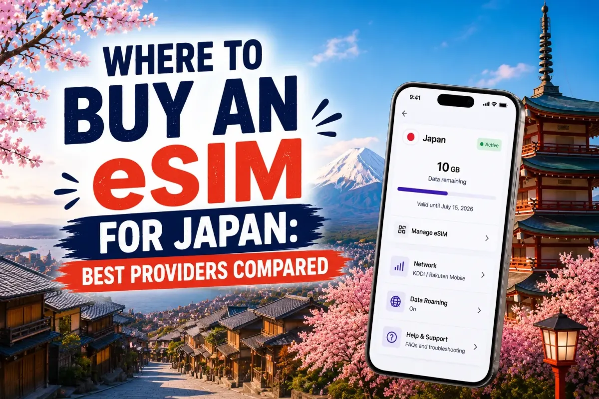 Where to Buy an eSIM for Japan: Best Providers Compared