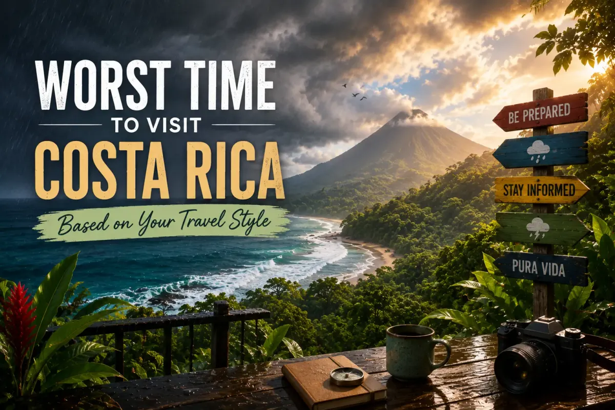 Worst Time to Visit Costa Rica Based on Your Travel Style