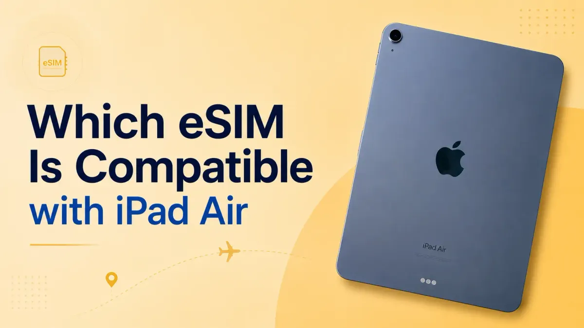 Which eSIM Is Compatible with iPad Air? Complete Guide