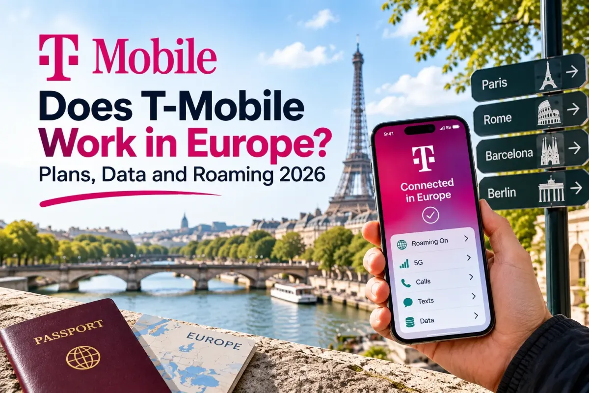 Does T-Mobile Work in Europe? Plans, Data, and Roaming 2026