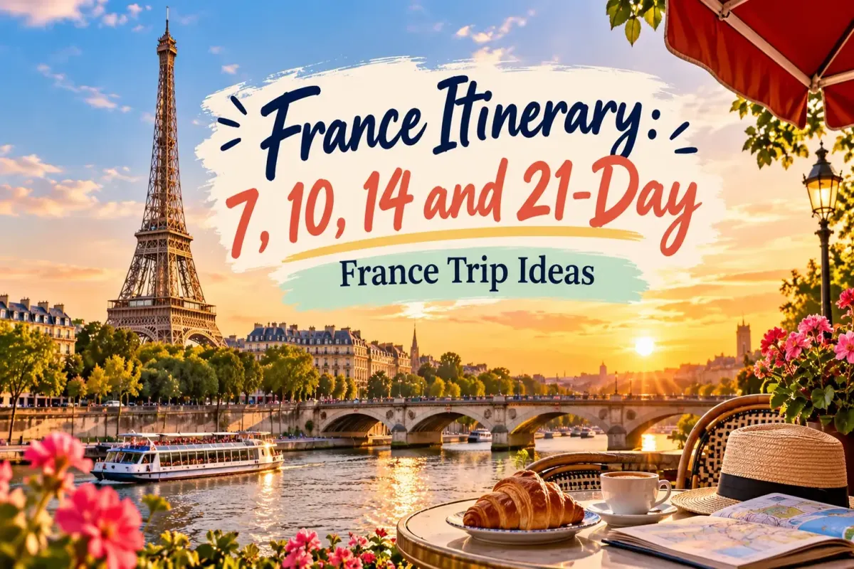 France Itinerary: 7, 10, 14 and 21-Day France Trip Ideas