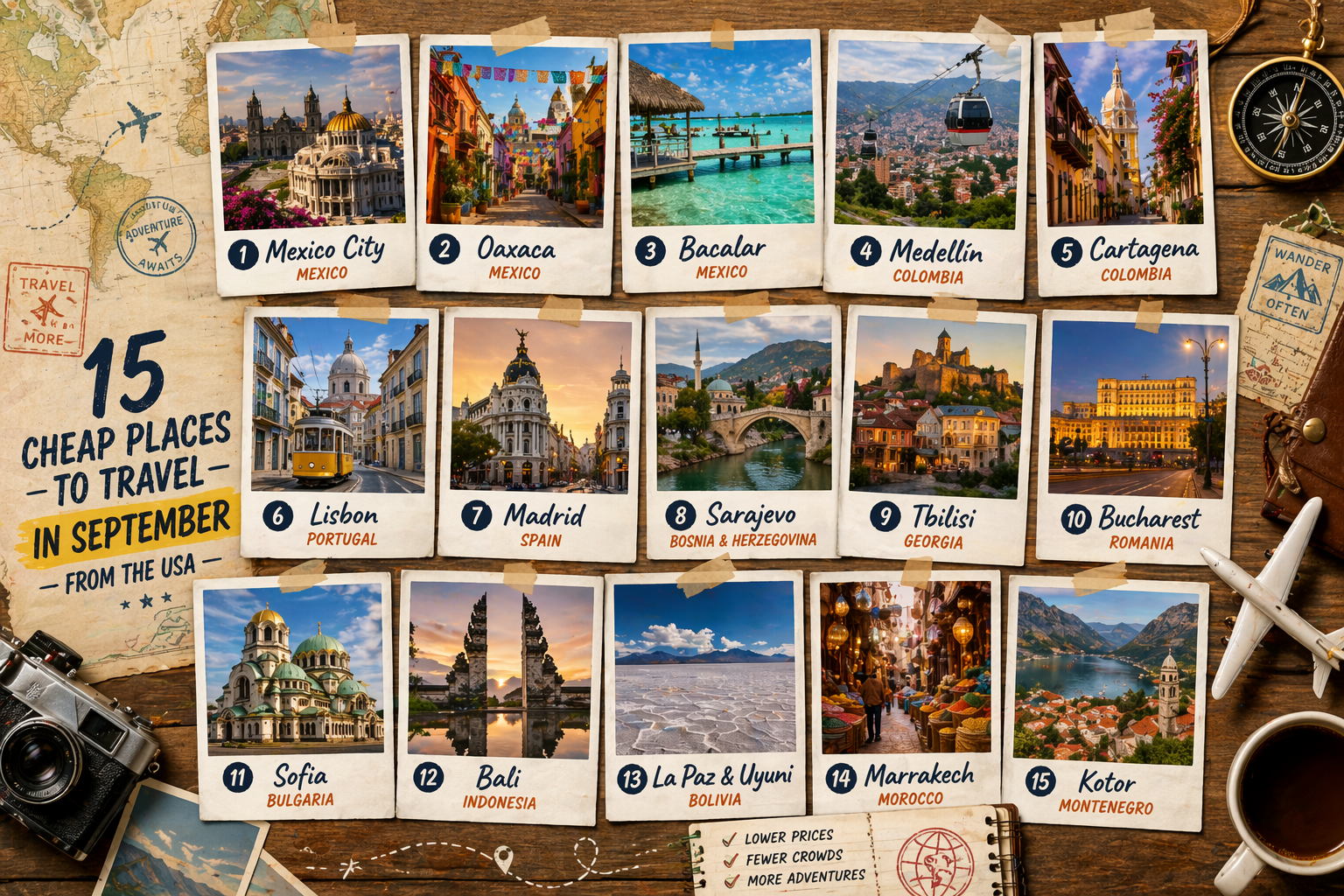 Cheap Places to Travel in September 2026