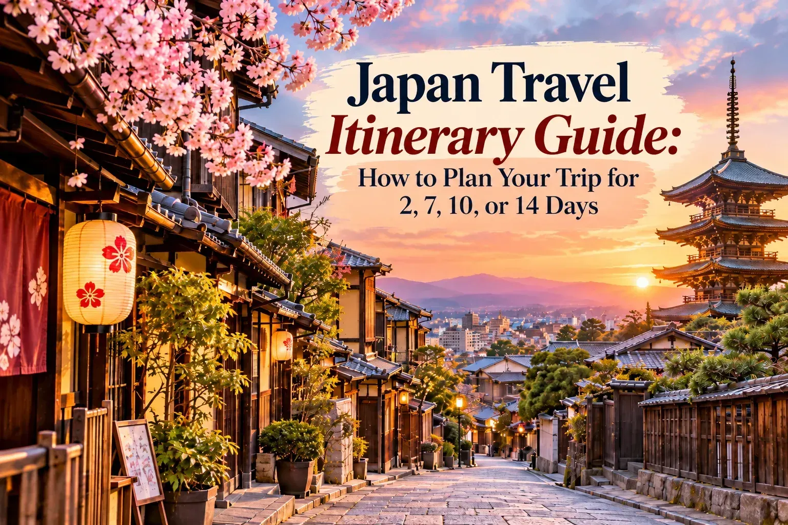 Japan Travel Itinerary
