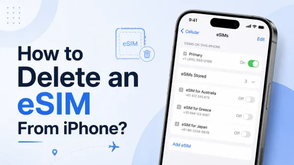 How to Delete an eSIM From iPhone