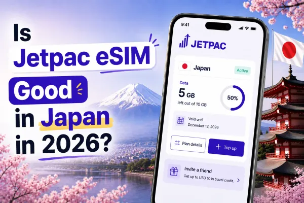 Jetpac eSIM for Japan