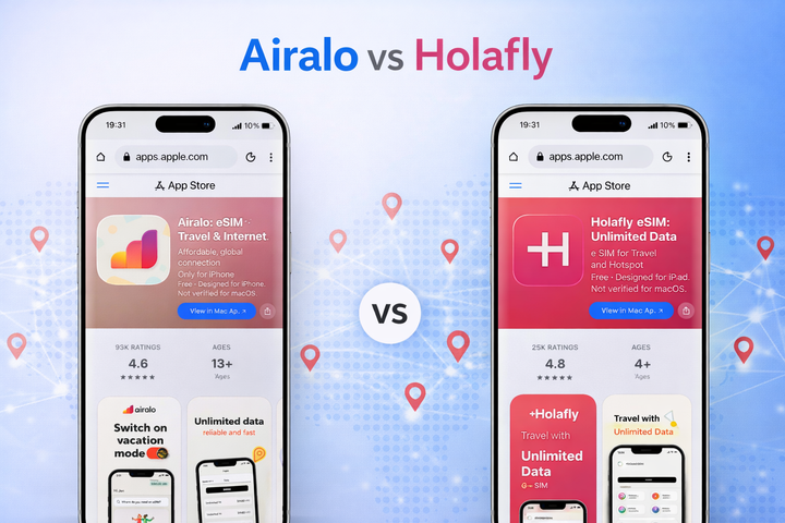 Airalo vs Holafly: Which eSIM is Best for Travel?