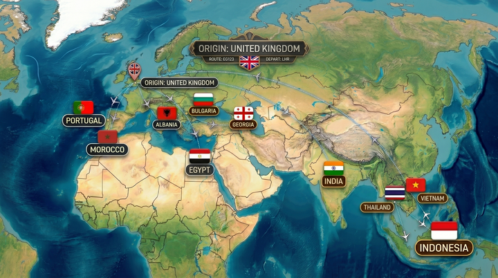 10 Inexpensive Countries to Visit for UK Travellers in 2026