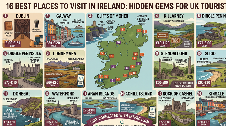 16 Best Places to Visit in Ireland: Hidden Gems for UK Tourists