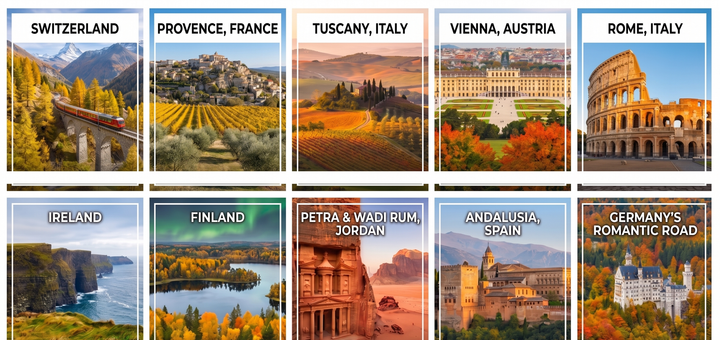10 Best Places to Visit in October for Fall Trips from the US