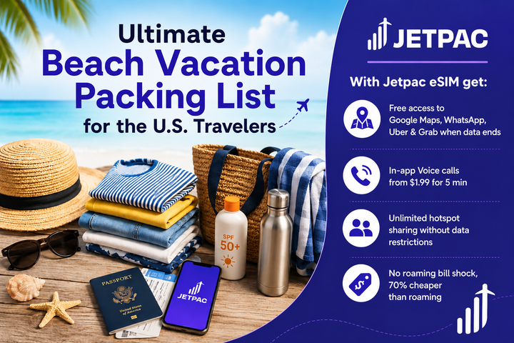 Ultimate Beach Vacation Packing List for the U.S. Travelers