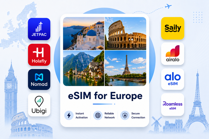 Best eSIM for Europe Travel in 2026: Top Providers Compared