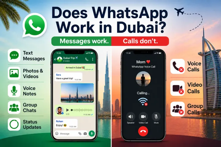 Does WhatsApp Work in Dubai? What Travellers Need to Know