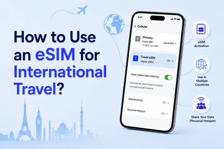 How to Use an eSIM for International Travel?