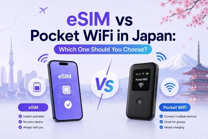 eSIM vs Pocket WiFi in Japan