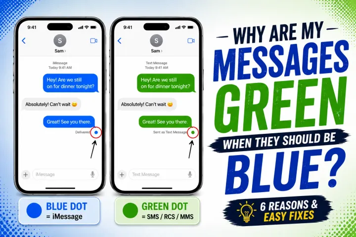 Why Are My Messages Green When They Should Be Blue on iPhone?
