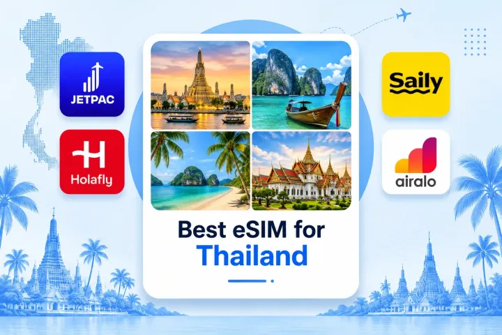 Best eSIM for Thailand Travel 2026 (Comparison & Review)