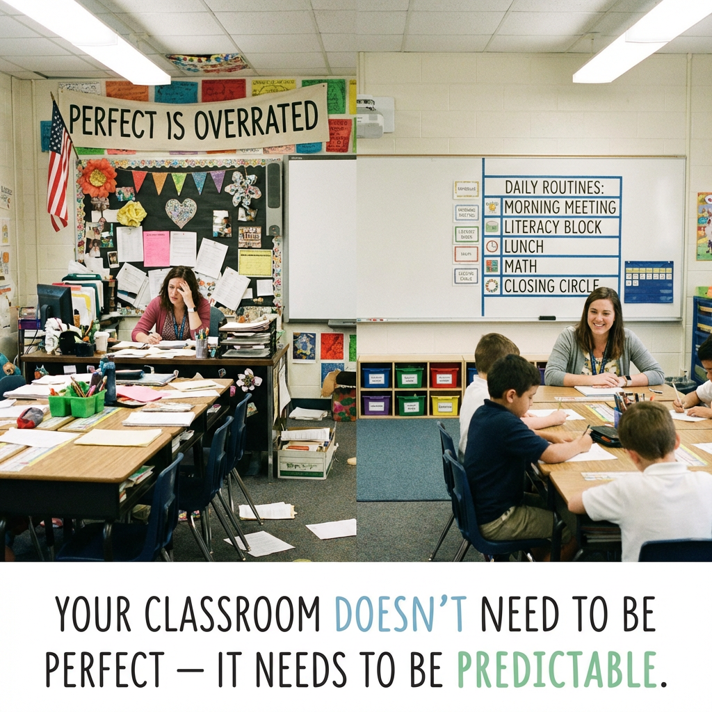 Your Classroom Doesn’t Need to Be Perfect, It Needs to Be Predictable.