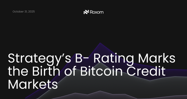 Strategy’s B- Rating Marks the Birth of Bitcoin Credit Markets