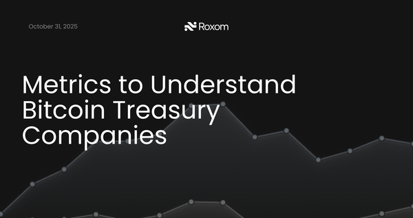 Metrics to Understand Bitcoin Treasury Companies