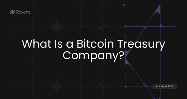 What Is a Bitcoin Treasury Company?